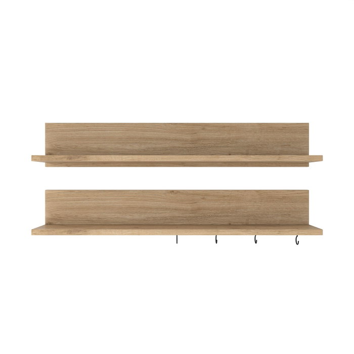Hanah Home AE106 - 4684 Estantería de Pared Nogal